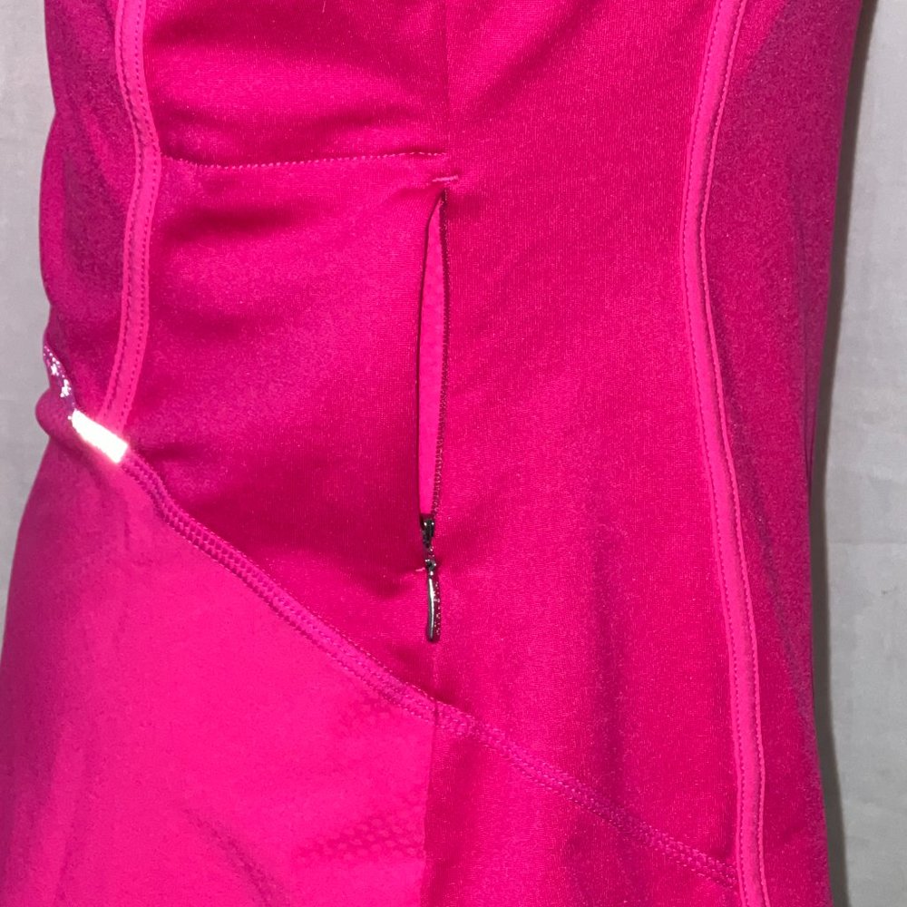 Athleta Womens Turtleneck XXS Pink Plush Tech 3.0 Mock Neck 1/2 Zip Pullover - Picture 6 of 16